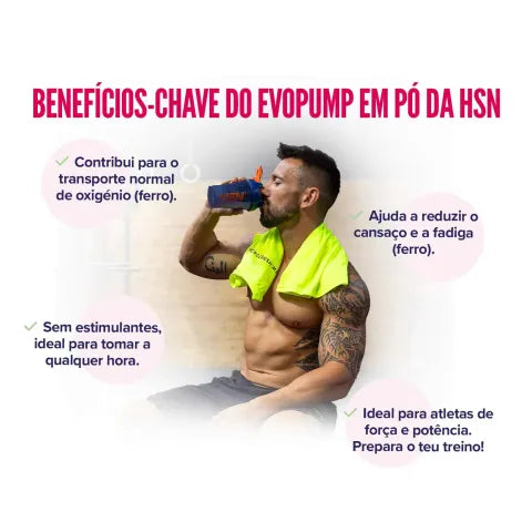 EVOPUMP EM PÓ 150g ou 500g