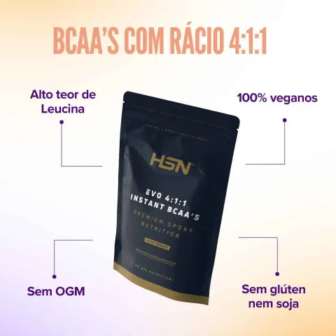EVO 4:1:1 (BCAA'S INSTANTÂNEO) EM PÓ
